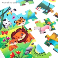 Пазлы &laquo;Найди и покажи. Животные Африки&raquo;, 35 деталей