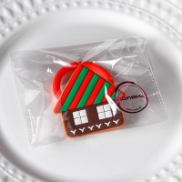 Кольцо для салфеток Доляна &laquo;Зимний домик&raquo;, 6&times;6 см