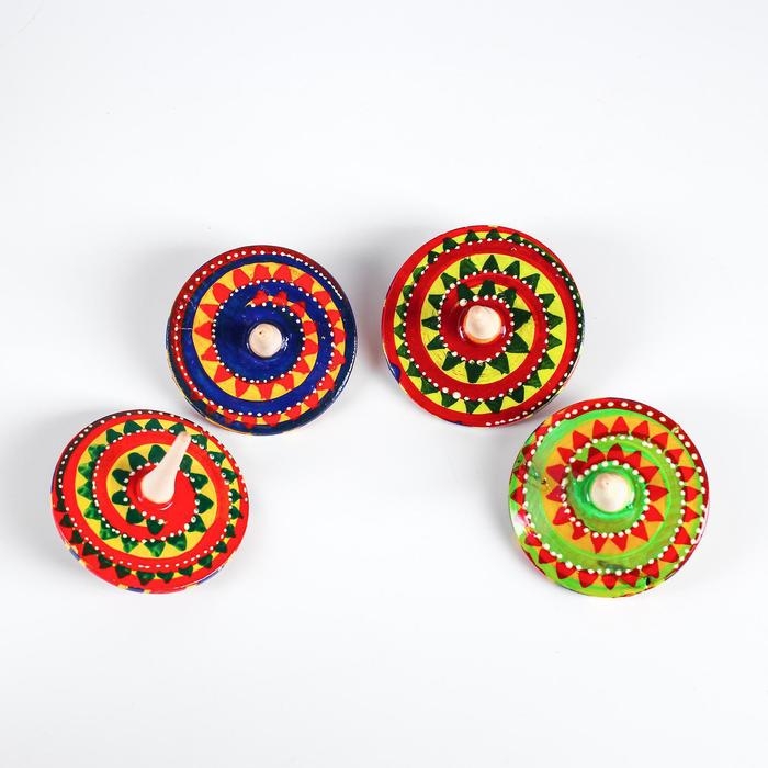 Волчок &laquo;Спираль&raquo; большой, с блёстками