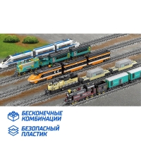 Конструктор ЖД &laquo;Рельсы&raquo;, 24 элемента