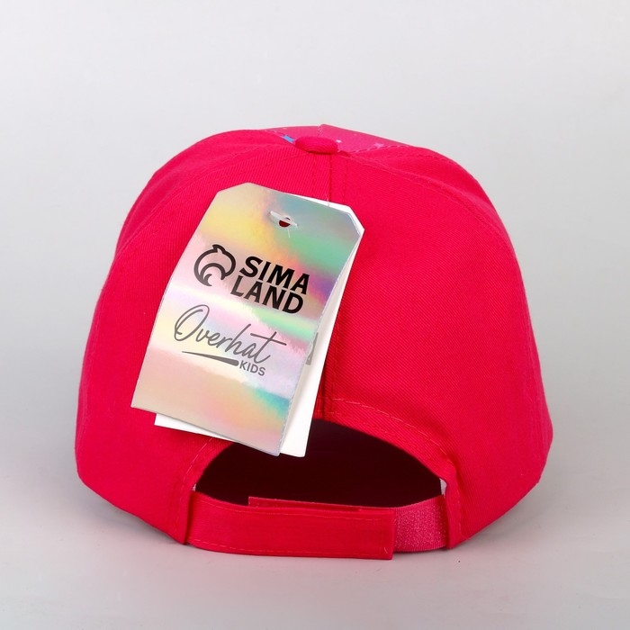 Кепка детская для девочки &laquo;Единорог&raquo;, цвет розовый, р-р.52-54, 5-7 лет