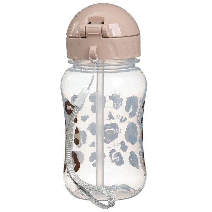 Поильник-непроливайка с трубочкой,от 9 мес., 270 мл., &laquo;Леопард&raquo;, M&B
