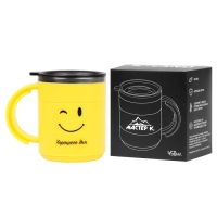 Термокружка "Мастер К" Поход "Смайл", 450 мл, сохраняет тепло 2 ч, 12.5 х 10.5 см Термокружка "Мастер К" Поход "Смайл", 450 мл, сохраняет тепло 2 ч, 12.5 х 10.5 см