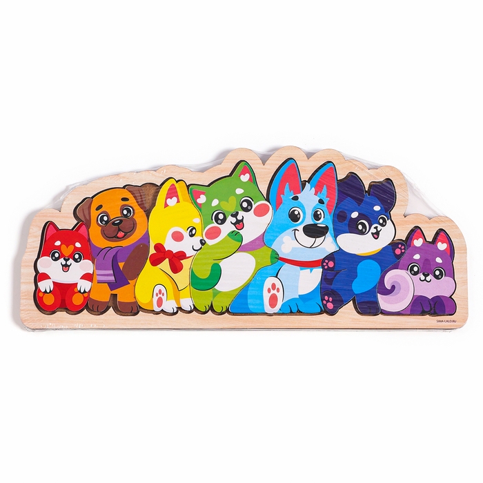 Головоломка деревянная для детей &laquo;Собачки&raquo;