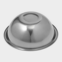 Миска из нержавеющей стали Доляна, 2,4 л, d=24 см, толщина 0,3 мм, цвет хромированный Миска из нержавеющей стали Доляна, 2,4 л, d=24 см, толщина 0,3 мм, цвет хромированный