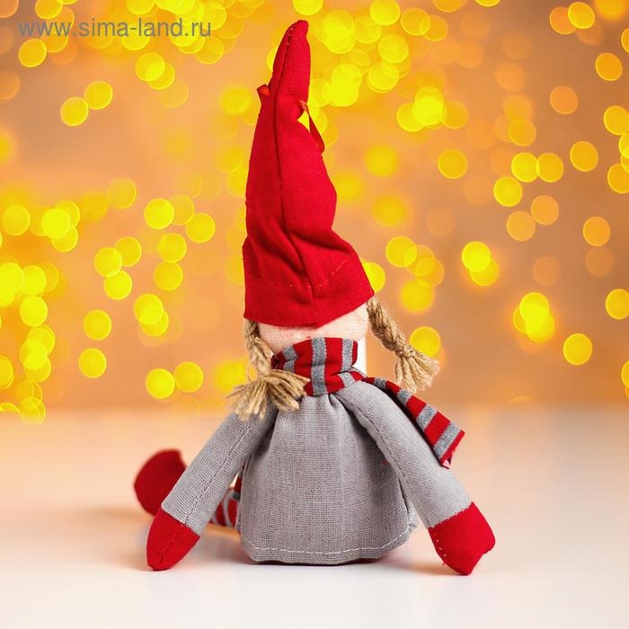 Кукла интерьерная &laquo;Кукла&raquo;, в колпаке, с сердцем на кофточке