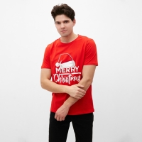 Футболка мужская KAFTAN "Merry Christmas" р.50 Футболка мужская KAFTAN "Merry Christmas" р.50