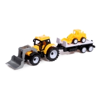 Трактор инерционный &laquo;Фермер&raquo;, с прицепом и трактором