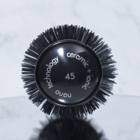 Брашинг &laquo;Premium&raquo;, вентилируемый, прорезиненная ручка, d = 4,3/6 &times; 28,7 см, цвет чёрный