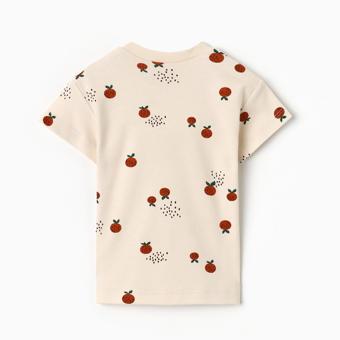 Футболка Крошка Я Oranges р. 74-80, молочный Футболка Крошка Я Oranges р. 74-80, молочный