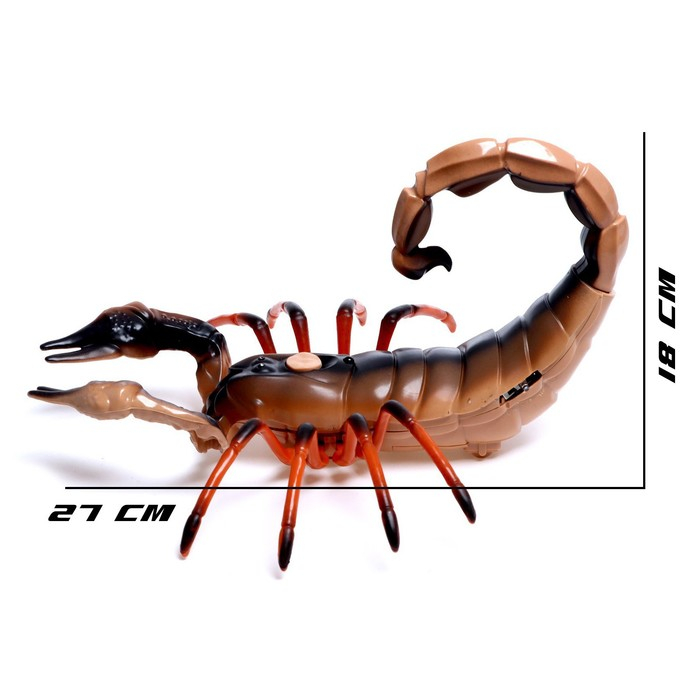 Скорпион радиоуправляемый, световые эффекты, работает от аккумулятора Скорпион радиоуправляемый, световые эффекты, работает от аккумулятора