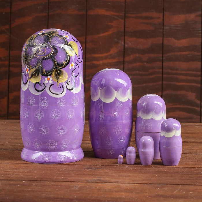 Матрёшка 7 в 1, расписная, цвета МИКС Матрёшка 7 в 1, расписная, цвета МИКС