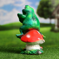 Садовая фигура "Лягушка с флейтой" 12*14*27 см ПОЛИСТОУН F07791 Садовая фигура "Лягушка с флейтой" 12*14*27 см ПОЛИСТОУН F07791