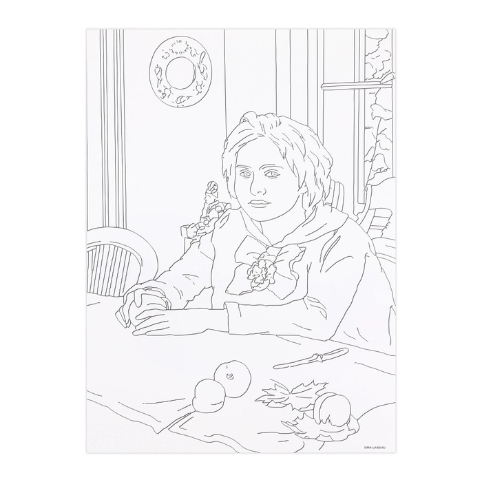 Раскраска акварелью с красками &laquo;Мои первые эскизы&raquo;, А4