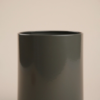 Банка для хранения сыпучих продуктов SL Home &laquo;Каса Перфекто&raquo;, 11&times;15 см, цвет серый, с бамбуковой крышкой