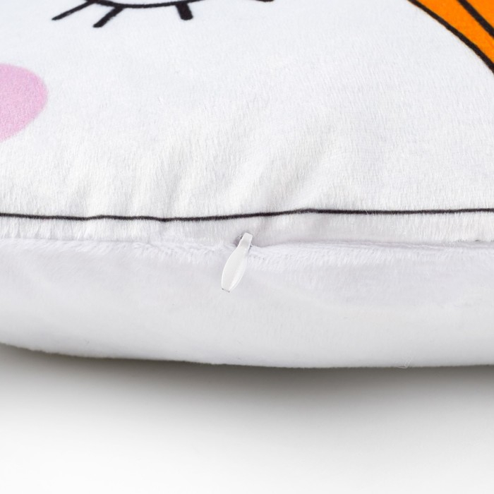 Подушка декоративная Крошка Я &laquo;Лисичка&raquo;, 35 &times; 27 см, велюр, 250 г/м&sup2;