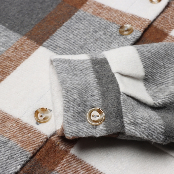 Рубашка детская KAFTAN утеплённая, цвет серо-бежевый, размер 38 (146-152 см) Рубашка детская KAFTAN утеплённая, цвет серо-бежевый, размер 38 (146-152 см)