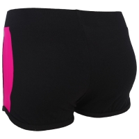 Шорты с лампасами, р. 34, цвет чёрный/фуксия Шорты с лампасами, р. 34, цвет чёрный/фуксия