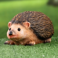 Садовая фигура "Ежик ползет" 19х10х9см Садовая фигура "Ежик ползет" 19х10х9см