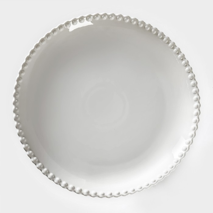 Подставка для тортов и десертов фарфоровая Magistro &laquo;Лакомка&raquo;, d=30 см