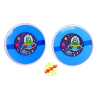 Игра-липучка &laquo;Монстрик&raquo;, 2 тарелки, шарик, цвета МИКС