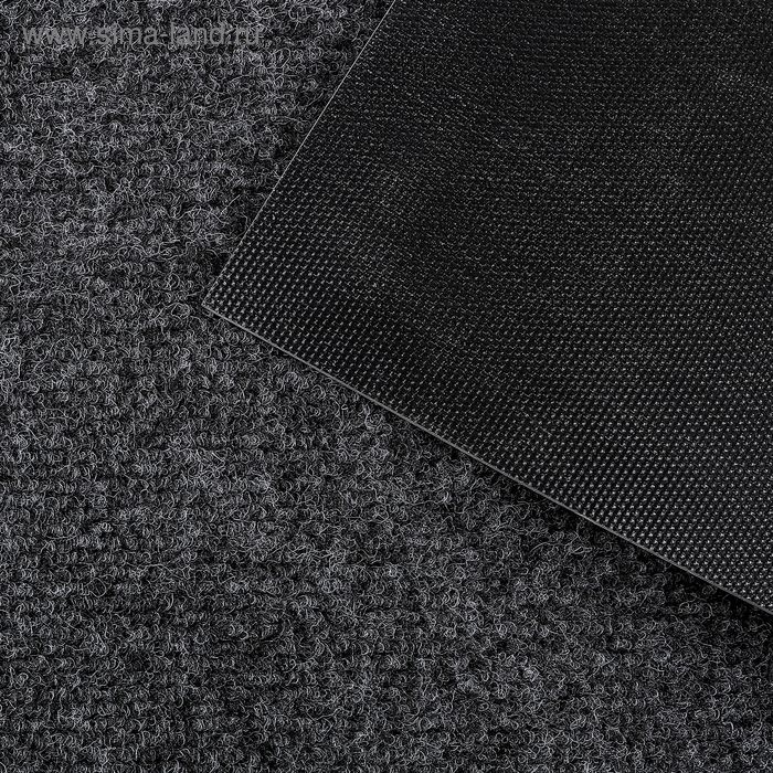 Коврик придверный влаговпитывающий Tuff, 60&times;90 см, цвет серый