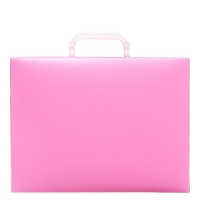 Папка-портфель А4 на замке, Calligrata "Акварель", 1 отделение, пластиковая, 700 мкм, фламинго Папка-портфель А4 на замке, Calligrata "Акварель", 1 отделение, пластиковая, 700 мкм, фламинго