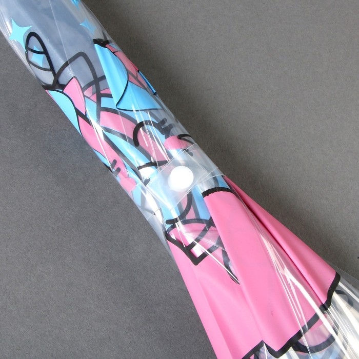 Зонт детский «Единорожка» полуавтомат прозрачный, d=90см Зонт детский «Единорожка» полуавтомат прозрачный, d=90см