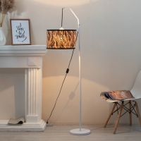 Торшер "Лайнер зебра" Е27 40Вт белый 22х22х155см МОДЕЛЬ F761TT-1006 Торшер "Лайнер зебра" Е27 40Вт белый 22х22х155см МОДЕЛЬ F761TT-1006