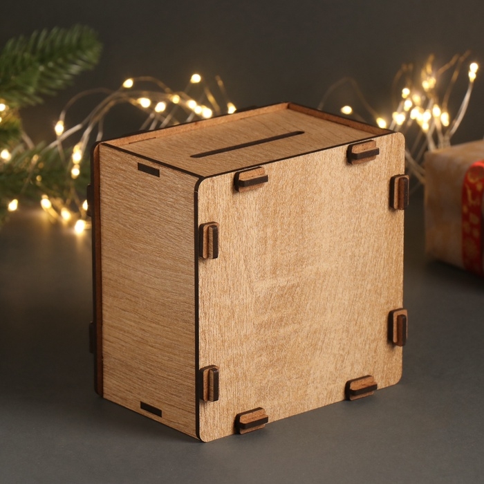 Новогодняя копилка Новогодняя копилка "Новогодние игрушки" 12х12х9 см