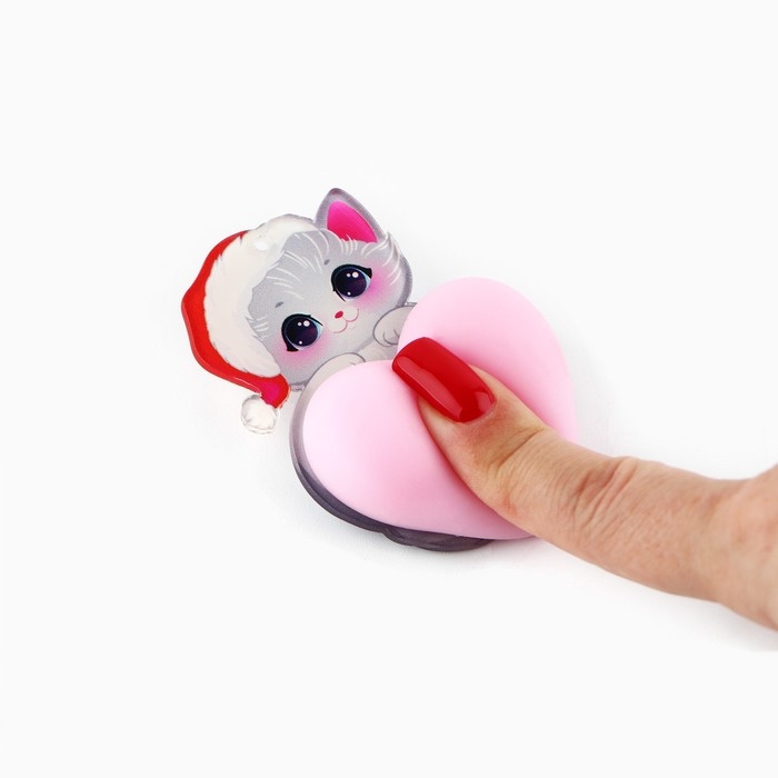 Магнит антистресс новогодний «Новый год: Котенок НГ», на Новый год, 5.3 х 7.3 см Магнит антистресс новогодний «Новый год: Котенок НГ», на Новый год, 5.3 х 7.3 см