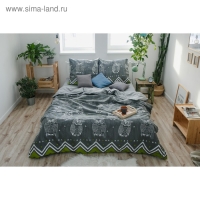 Постельное бельё "Этель" 1.5 сп Ушастые совы (вид 1) 143 х 215 см,150 х 214 см, 70 х 70 - 2 шт