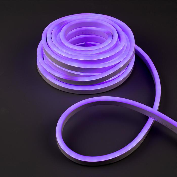 Гибкий неон Uniel 8 × 16 мм, IP67, 10 м, SMD2835, 80 LED/м, 220 В, свечение RGB Гибкий неон Uniel 8 × 16 мм, IP67, 10 м, SMD2835, 80 LED/м, 220 В, свечение RGB