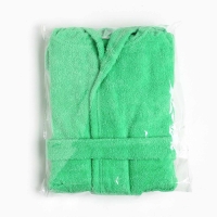 Халат махровый детский, размер 32, цвет зелёный, 320 г/м2, хлопок 100% с AIRO Халат махровый детский, размер 32, цвет зелёный, 320 г/м2, хлопок 100% с AIRO