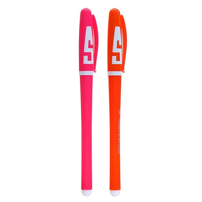 Набор гелевых ручек, 6 цветов, корпус цветной с белыми вставками, в блистере