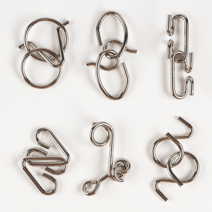 Новогодняя головоломка, металлическая, адвент-календарь, змея &laquo;Новогодние зверята&raquo;