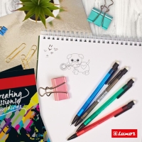 Карандаш механический 0.7 мм, Luxor Smart Slim, с ластиком, микс Карандаш механический 0.7 мм, Luxor Smart Slim, с ластиком, микс