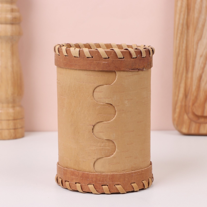 Туес «Грибочки», 8×8×14 см, береста Туес «Грибочки», 8×8×14 см, береста