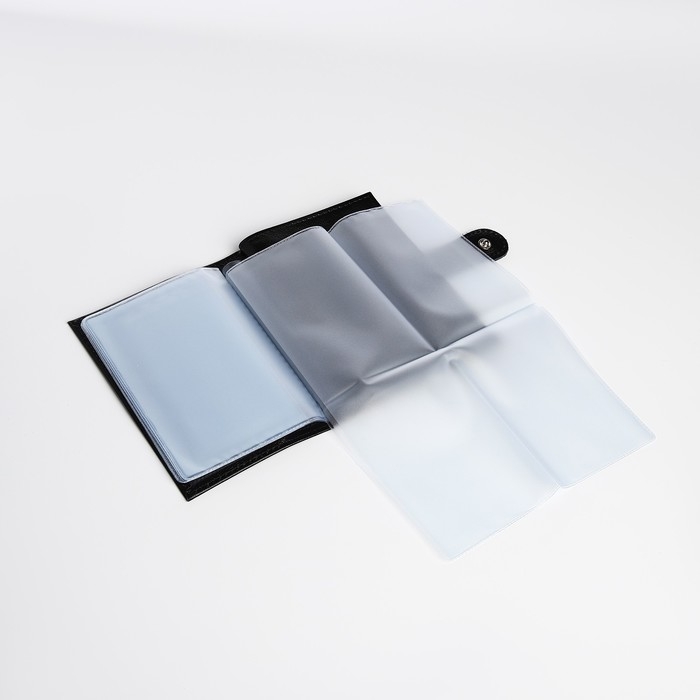 Обложка для автодокументов и паспорта, цвет чёрный Обложка для автодокументов и паспорта, цвет чёрный