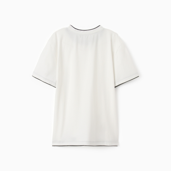 Футболка мужская, цвет молочный, размер 54