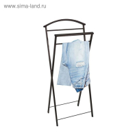 Вешалка костюмная &laquo;Контур&raquo;, 44&times;31&times;98 см, цвет медный антик