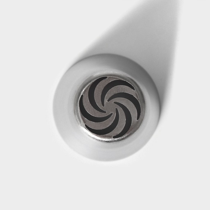 Насадка кондитерская KONFINETTA &laquo;Вихрь&raquo;, d=3,7 см, выход d=2 см, нержавеющая сталь