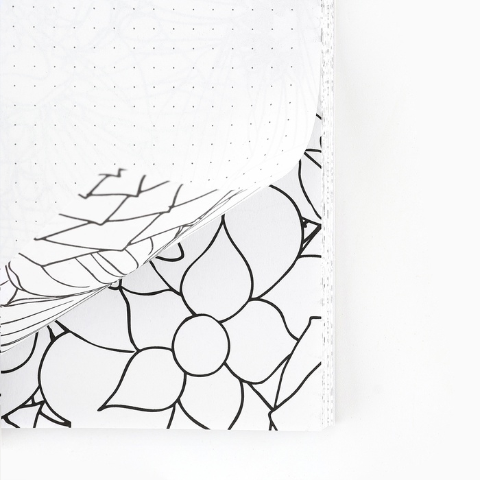 Ежедневник-смешбук с раскраской антистресс &laquo;365 творческий дней&raquo;, А5 80 листов