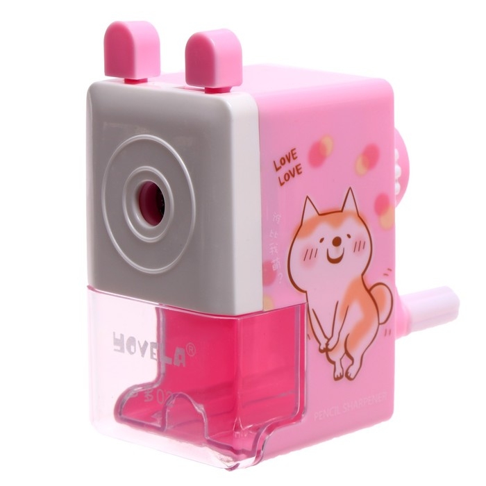 Точилка механическая с контейнером Точилка механическая с контейнером "Классика", МИКС