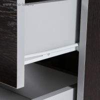 Тумба подкатная с 3-мя ящиками, 402х410х626, Венге/Серый