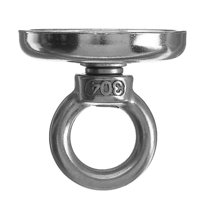 Магнит неодимовый Cartage с петлёй для авто, d 42 мм, сцепление 32 кг