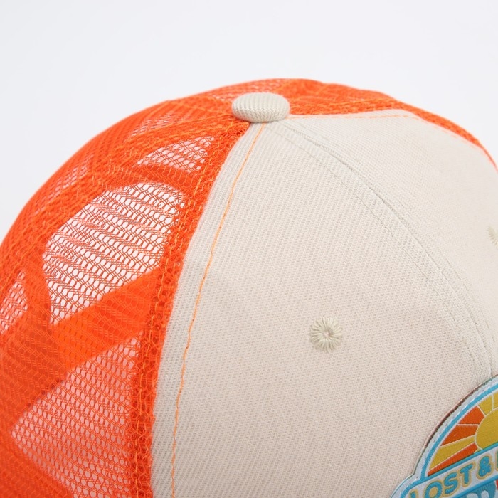 Кепка мужская с прямым козырьком Lost&found, сетка, р-р 56 Кепка мужская с прямым козырьком Lost&found, сетка, р-р 56