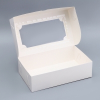 Коробка подарочная складная с окном, упаковка, "Самой прекрасной", 25 х 15 х 7 см Коробка подарочная складная с окном, упаковка, "Самой прекрасной", 25 х 15 х 7 см