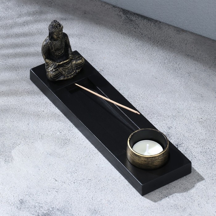 Подставка для благовоний Подставка для благовоний "Свет", 24 х 7 х 8 см, бетон