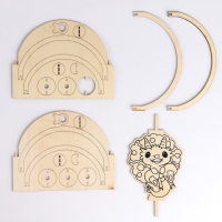 Набор для творчества «Ёлочная игрушка из дерева, Дракон» в сфере Набор для творчества «Ёлочная игрушка из дерева, Дракон» в сфере